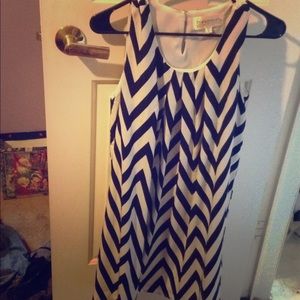 Francesca's Chevron Printed Dress